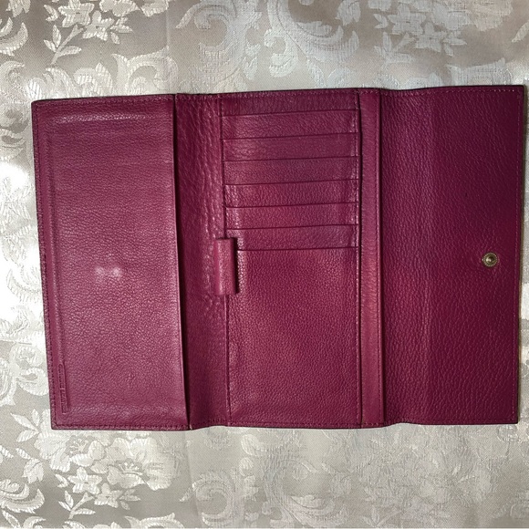 Eddie Bauer Genuine Leather Wallet Billfold Clutch - Picture 6 of 12